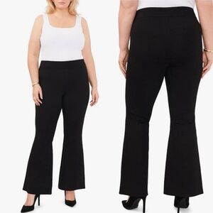 Vince Camuto Women's pull up flare Black Pants